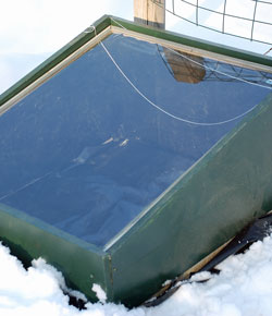 Coldframe insulation