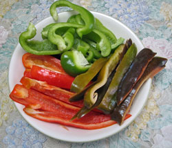 Assortment of peppers